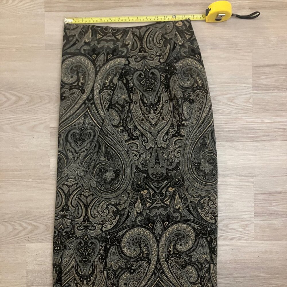 Dana Buchman wrap wool long skirt size 4
